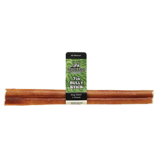 Redbarn Bully Stick Dog Treat, 7-Inch, Case of 35