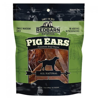 Redbarn Natural Pig Ears Dog Treats, 10-Count