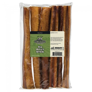 Redbarn Naturals Bully Sticks 9" Dog Treats, 1-lb Bag