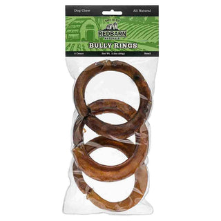 Redbarn Bully Rings Pack Dog Treats, 3 Pack