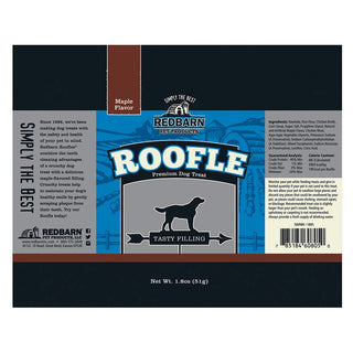 Redbarn Roofles with Natural Maple Flavor Dog Treats, Case of 50