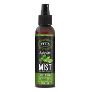 Reliq Green Tea Mist Botanical Pet Cologne for Dogs & Cats, 4-oz Spray Bottle