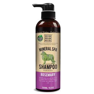 Reliq Rosemary Mineral Spa Shampoo for Dogs, 16.9-oz