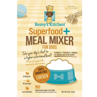 Remy's Kitchen Superfood PLUS Meal Mixers Chicken Grain-Free Dog Food Topper, 5-oz Bag