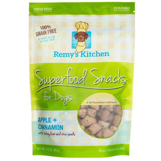 Remy's Kitchen Superfood Snacks Apple + Cinnamon Recipe Freeze-Dried Dog Treats