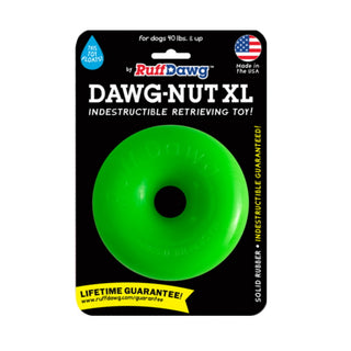 Ruff Dawg Dawg-Nut Made in USA Tough Chew Dog Toy, XL