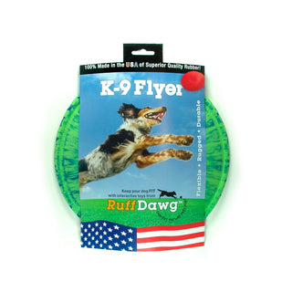 Ruff Dawg K9 Flyer Frisbee USA Dog Toy