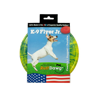 Ruff Dawg K9 Flyer Jr. Frisbee Dog Toy, Made in USA