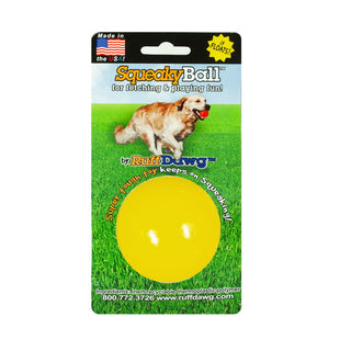 Ruff Dawg Squeaky Ball Dog Toy, Made in USA