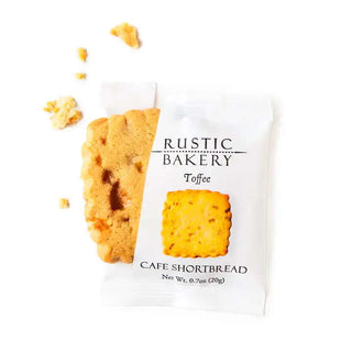 Rustic Bakery Cafe Shortbread Toffee Recipe Cookie for HUMANS