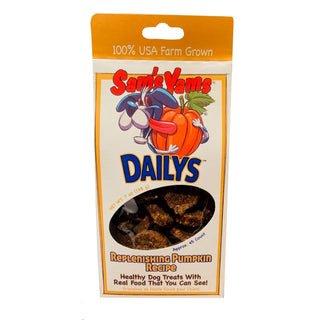 Sam's Yams Daily's Replenishing Pumpkin Recipe Dog Treats, 7-oz Box