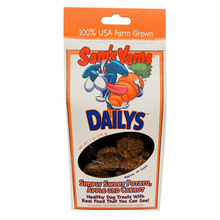  Sam's Yams Daily's Sweet Potato, Apple & Carrot Recipe Dog Treats, 7-oz Box