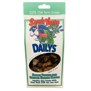 Sam's Yams Daily's Sweet Potato and Garden Greens Recipe Dog Treats, 7-oz Box