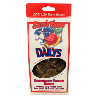 Sam's Yams Daily's Strawberry Banana Recipe Dog Treats, 7-oz Box