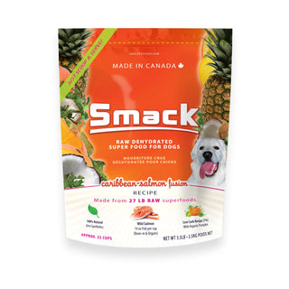 Smack Caribbean-Salmon Fusion Recipe Raw Dehydrated Dog Food, 5.5-lb Bag