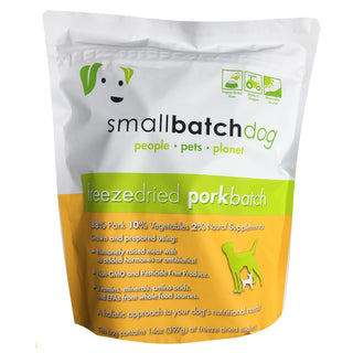 Small Batch Freeze-Dried Pork Recipe Sliders Dog Food, 14-oz Bag