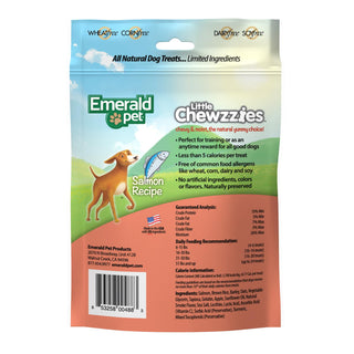 Emerald Pet Little Chewzzies Salmon Recipe Dog Treats