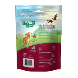 Emerald Pet Little Duckies with Duck & Cranberry Dog Treats