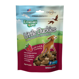 Emerald Pet Little Duckies with Duck & Cranberry Dog Treats