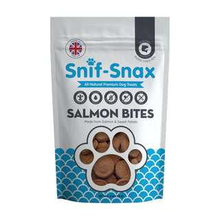 Snif-Snax Salmon Bites Dog Treats, 4-oz bag