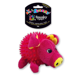 Spunky Pup Lil Bitty Squeakers Pig Squeaky Dog Toy