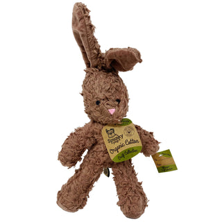 Spunky Pup Organic Cotton Bunny Plush Dog Toy, Large