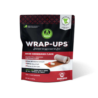 Stashios Wrap-Ups Bacon Cheeseburger Flavor Pill Wrapper Dog & Cat Treat, 30 servings