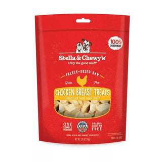 Stella & Chewy's Chicken Breast Freeze-Dried Raw Dog Treats, 2.75-oz bag