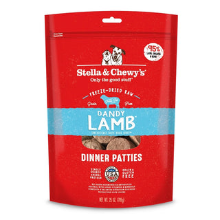 Stella & Chewy's Dandy Lamb Dinner Patties Freeze-Dried Raw Dog Food, 25-oz Bag