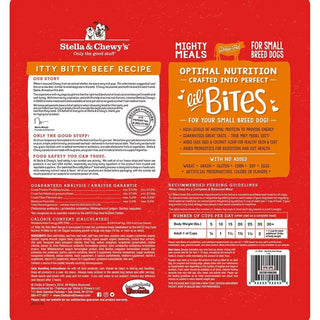 Stella & Chewy's Lil' Bites Itty Bitty Beef Recipe Small Breed Freeze-Dried Raw Dog Food, 7-oz bag