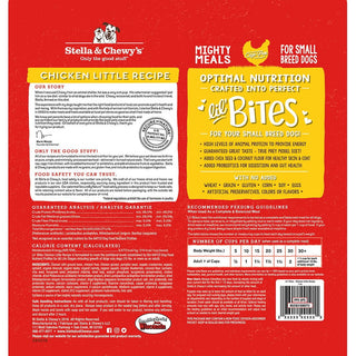 Stella & Chewy's Lil' Bites Itty Bitty Chicken Recipe Small Breed Freeze-Dried Raw Dog Food, 7-oz bag