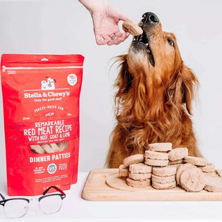 Stella & Chewy's Remarkable Red Meat Recipe Dinner Patties Freeze-Dried Raw Dog Food, 5.5-oz Bag