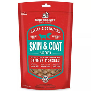 Stella & Chewy's Stella's Solutions Skin & Coat Boost Freeze-Dried Lamb & Salmon Dog Food, 13-oz bag