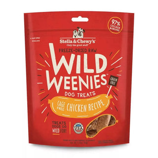 Stella & Chewy's Wild Weenies Cage-Free Chicken Freeze-Dried Raw Dog Treats, 11.5-oz Bag