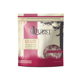 Steve's Quest Freeze-Dried Cat Food Beef Recipe, 10-oz Bag