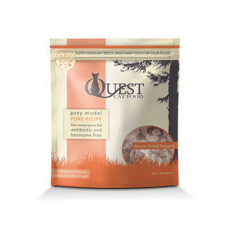 Steve's Quest Freeze-Dried Cat Food Pork Recipe, 10-oz Bag