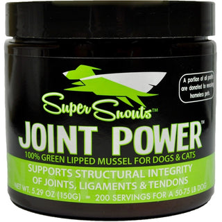 Super Snouts Joint Powder 100% Green Lipped Mussel for Dogs, 150 Grams