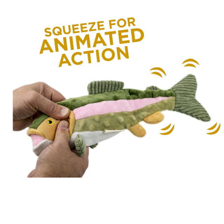 Tall Tails Animated Trout Dog Toy