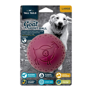 Tall Tails GOAT Sport Ball Dog Toy, Large