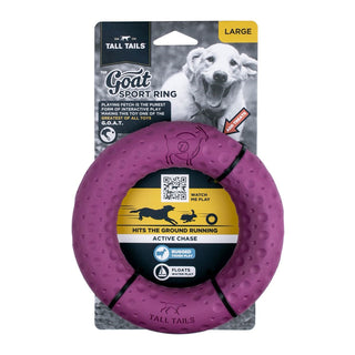 Tall Tails GOAT Sport Ring Dog Toy, Large