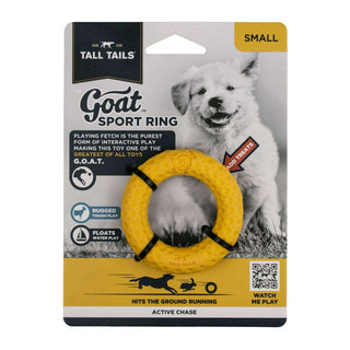 Tall Tails GOAT Sport Ring Dog Toy, Small