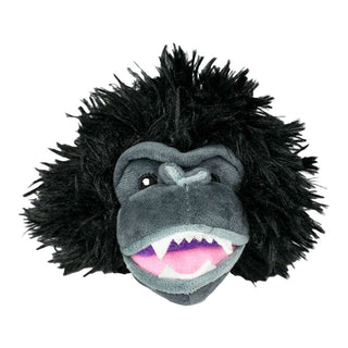 Tall Tails Gorilla Head Squeaker Plush Dog Toy