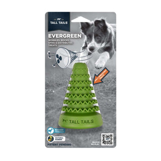 Tall Tails Natural Rubber Evergreen Tree Reward Dog Toy