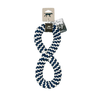 Tall Tails Navy Braided Infinity Tug Toy for Dogs