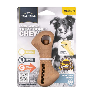 Tall Tails Nylon Treat Bone Chew Toy for Dogs, Medium