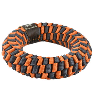 Tall Tails Orange Braided Ring Dog Toy, 6