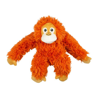 Tall Tails Orangutan Rope Body Grunting Squeaker Plush Dog Toy