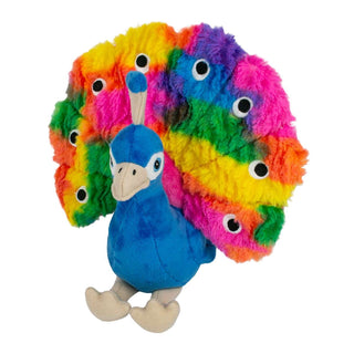 Tall Tails Peacock with Squeaker Dog Toy