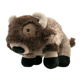 Tall Tails Plush Buffalo Squeaker Dog Toy