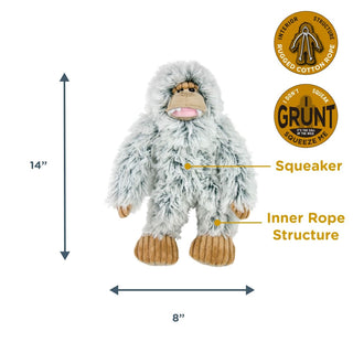 Tall Tails Plush Yeti with Grunting Dog Toy